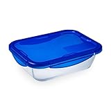 Photo Gallery pyrex cook&go teglia multiuso rettangolare con coperchio ermetico, vetro, trasparenteyblu, 20 x 15 x 5 cm, 1 pz. Photo Gallery pyrex cook&go teglia multiuso rettangolare con coperchio ermetico, vetro, trasparenteyblu, 20 x 15 x 5 cm, 1 pz.