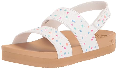 Image of REEF Girls Toddler /Little Kid Water Vista Platform Sandal, Water Friendly, Adjustable Strap
