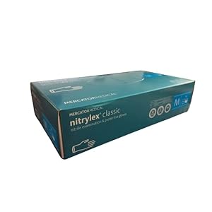 Pack van nitril poedervrije examinatie handschoenen, 10×100 stuks, maat L