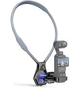 AMAZEAR Magnetic Neck Holder for DJI OSMO Pocket 3 Insta 360 X4 Air X5 Action 6 Pro Camera Access...