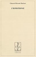 L'homophonie 2915806586 Book Cover