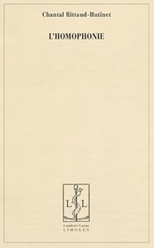 Paperback L'homophonie [French] Book