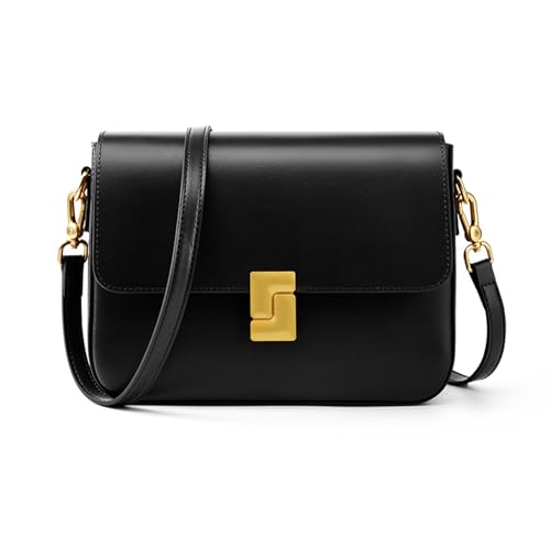 Image of Genuine Leather Crossbody Shoulder Handbag Purses Bags for Women