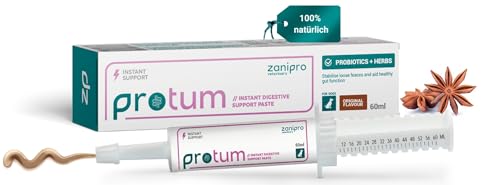 Zanipro Probiotische und Präbiotische Paste für Hunde und Katzen Gegen Durchfall Wurmkur, 3 Milliarden Lebende Keime Probiotika, Darmkur, Darmsanierung – Festigung des Kots (60ml)., 13.99 €