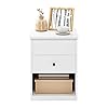 Furinno Jensen Lift Top Comodino, Legno ingegnerizzato, Bianco Solido, 45.01 (D) x 45.01 (W) x 59.51 (H) cm #3