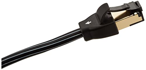 Audioquest 0.75 M Rj/E Pearl Cat 7 Black Networking Cable – Networking Cables (0.75 M, Cat 7, Rj45, Rj45, Black) #TOP4