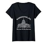 Photo Gallery donna washington dc capitol building turistico souvenir vacanza maglietta con collo a v Photo Gallery donna washington dc capitol building turistico souvenir vacanza maglietta con collo a v
