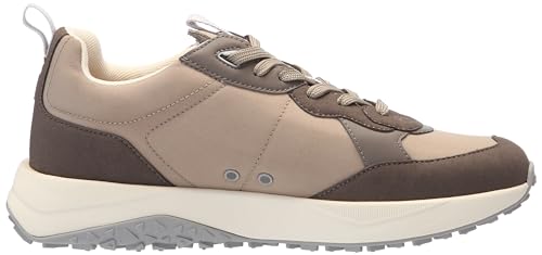 Image of HUGO Mens Running Style Mix Material Sneakers