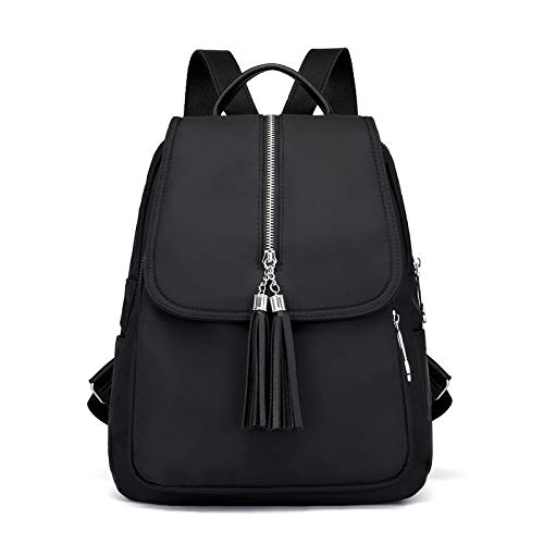 Preisvergleich Produktbild plj Rucksack, verbesserte Version des Pendlerrucksacks mit hoher Kapazität weibliche Qualität Quaste Nylon Oxford Tuch Damen Kleiner Rucksack