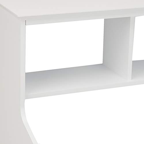 Amazon Basics Children's Multi-Functional 4 Shelf Bookcase And Toy Storage Bin, White, 14.84" D X 31.25" W X 24.56" H #TOP3