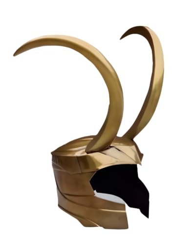 WAIZ Steel Helmet Marvel Character Loki Helmet Replica Costume