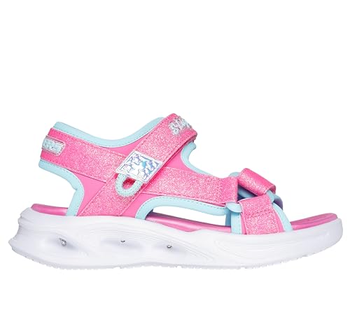 Skechers Mädchen Sola Glow Sportsandale, Rose, 35 EU