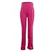 ZYXTIM Womens High Waisted Bell Bottom Jeans Classic Double Breasted Wide Leg Lounge Fashion Palazzo Pants for Office Work Hot Pink