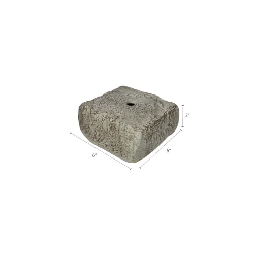 Image of RTS Home Accents Rock Lock Landscape Edging and Border End Rock Set with 18-Inch Spike (Pack of 3)