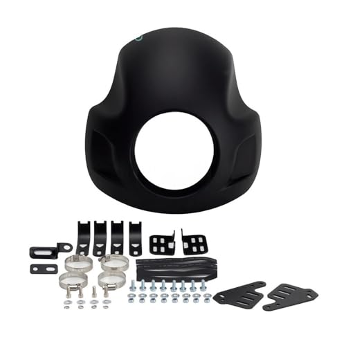 Déflecteur d'aileron avant pour carénage de phare moto : réduisez le vent sur Dyna