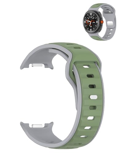 Image of Bands for Samsung Watch 8 Smartwatch,Sport quick-release Silicone Band for Samsung Watch 8,Soft Lightweight & Ventilated Comfort Replacement Smartwatch Strap,Adjustable Wristband