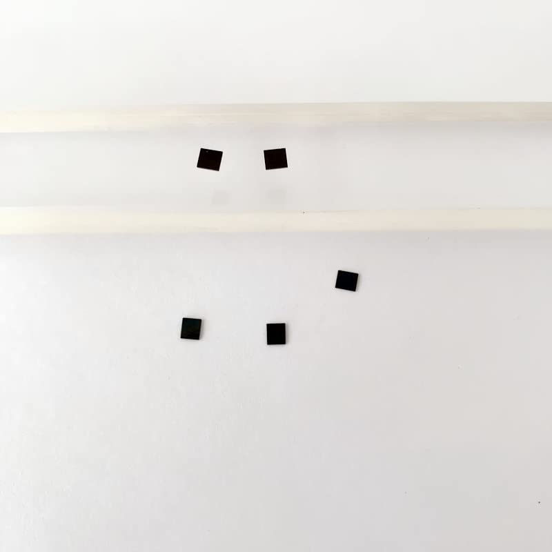 Tailles Multiples Hwb850 Longue Passe Ivre Filtre RG850 Verre Jaune à ultraviolets à ultraviolets de Coupe Visible 850nm (Specification : 3pcs 8x8x0.5mm)