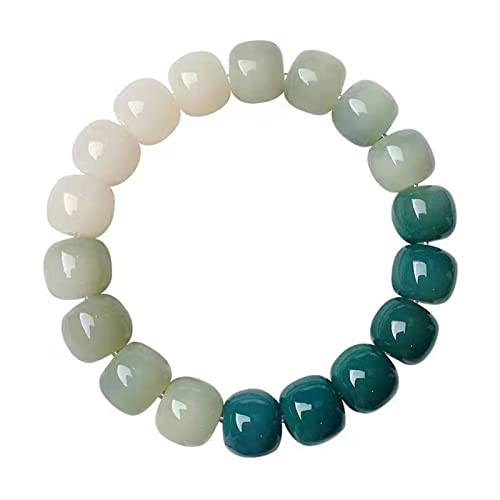 Bracelet en jade Bodhi perles dégradées : cadeau idéal de fête des mères