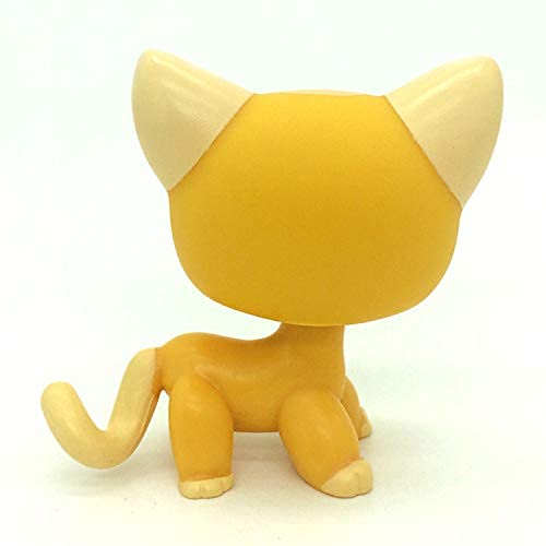 Mini Pet Shop Lps 2194 Yellow Short Hair Cat Green Desertcart