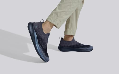 Image of Neeman's Blend Knit Slip-On Sneakers for Men | Stylish Casual Shoes with Padded EVA Insole | Breathable Lightweight Footwear | Everyday Sneaker for Boys
