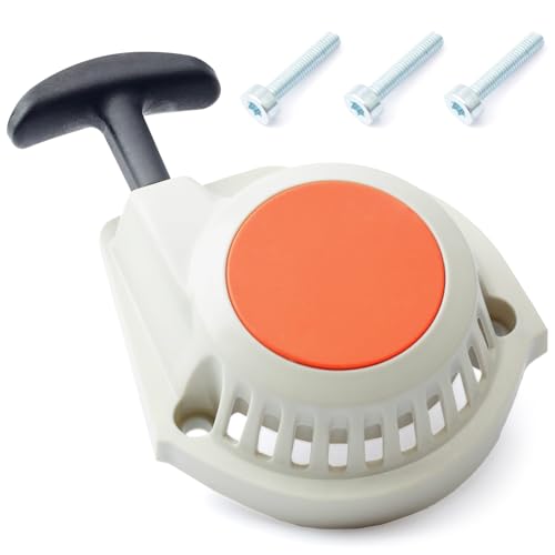 YUXIVCNE 4149 190 4001 Recoil Rewind Starter Assembly Replacement for Stihl Model HL91K HL94 HL94K FS94 FS94C FS94RC FS94R KM94R KM94 HL91, with 3 Screws