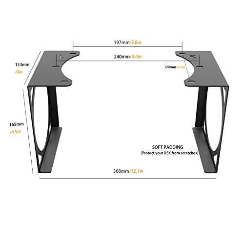 Image of Monzlteck Under Desk Mount for Xbox Series X,Stealth Mount for XSX