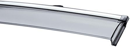 WellVisors Window Visors Wind Deflectors Compatible with Cadillac 2013-2019 ATS Sedan with Chrome Trim Rain Guards 3-847CA003