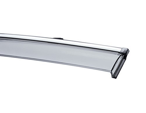Wellvisors Window Visors Wind Deflectors Compatible With Cadillac 2013-2019 Ats Sedan With Chrome Trim Rain Guards 3-847Ca003 #TOP4