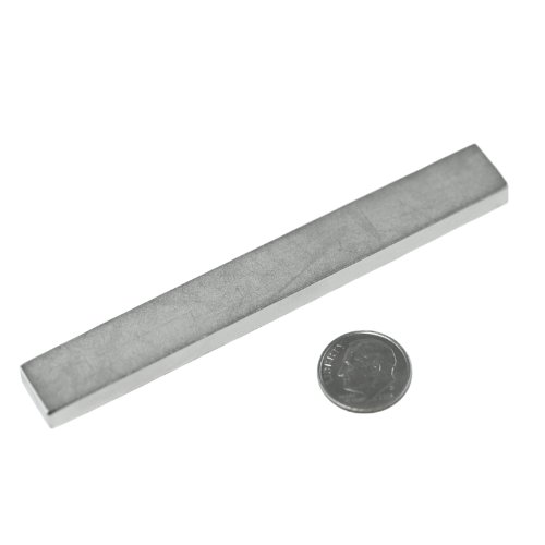 Applied Magnets Neodymium Bar Magnet – N52 Grade, 4" x 1/2" x 1/4" Rare Earth Magnet for Industrial, DIY, and Scientific Use