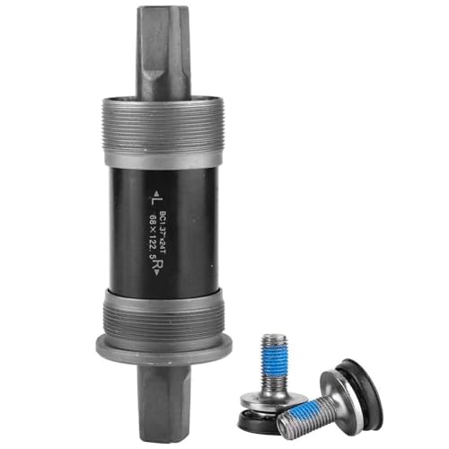 equlup Movimento Centrale Conico Quadrato, Movimento Centrale Bici ASSE Manovella Foro Quadrato 68x118/120/122.5/124.5/127.5mm Cuscinetti Sigillati Parti Bici