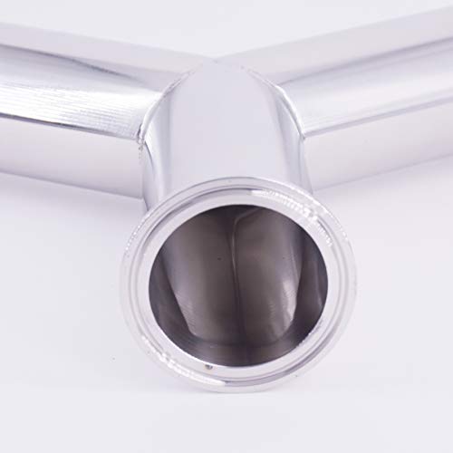 76mm Pipe OD 3" Tri Clamp Y Shaped 3 Way Sus 304 Stainless Steel Fitting Spliter Homebrew Beer Wine
