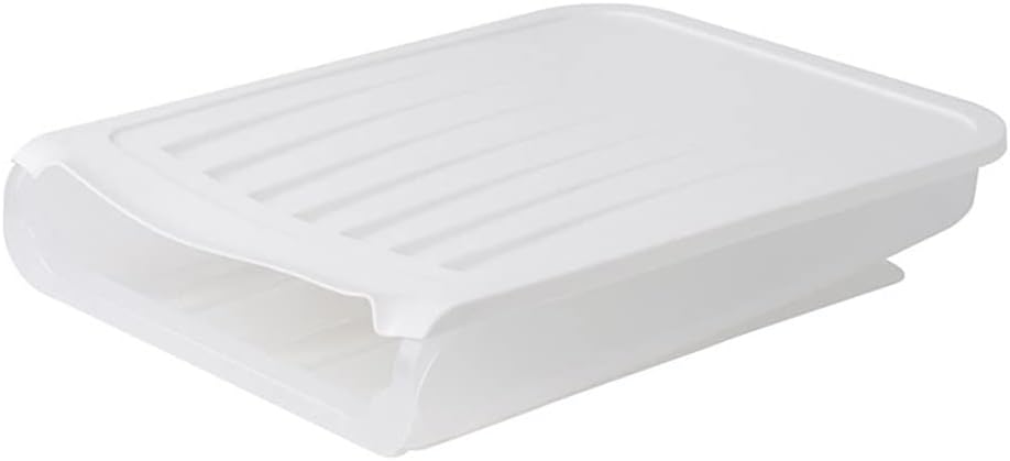 Egg Carton Automatic Egg Roll Drawer Type Egg Storage Box Plastic Egg Carton Egg Tray (Color : A) (A)