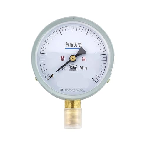 Manomètre à gaz YO-100 de classe 1.6 avec plage de mesure 0-1 MPa et boîtier robuste