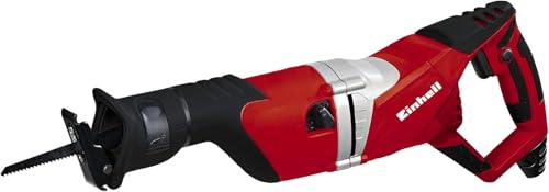 Einhell All Purpose Reciprocating Saw TE-AP 1050 E | 1050 W Electric Saw for Cutting Wood and Metal | 200mm Cutting Depth, Toolless Adjustable Soleplate and Blade Change | Includes Saw Blade