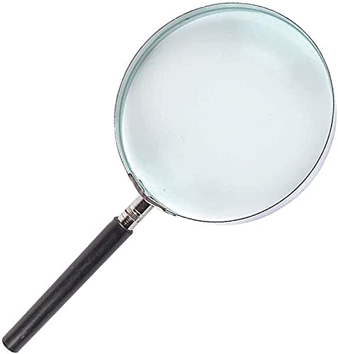 Loupe de poche 10x pour lire sans fatigue avec grand objectif 110 mm HD