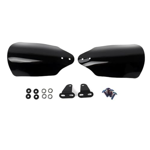 Protège-mains guidon moto Touring Electra Glide Road King 2014-2020 noir