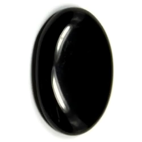 ARSUVI Certified Natural Black Onyx Loose Gemstone Haqiq 3 to 12,...