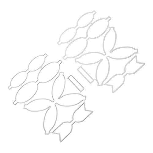 SHINEOFI 2juegos Troqueles De Corte Plantillas De Relieve Para Manualidades y Decoración