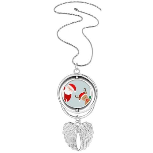 Collier ailes d'ange et Père Noël pour vos tenues de réveillon