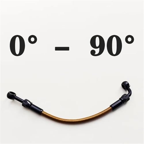 Flexible frein AN3 10mm de 2500mm à inclinaison variable haute performance pour course - 3