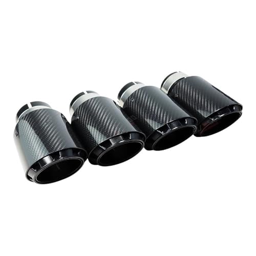 Embout d'échappement carbone 3 couches pour modification de pot auto - 6