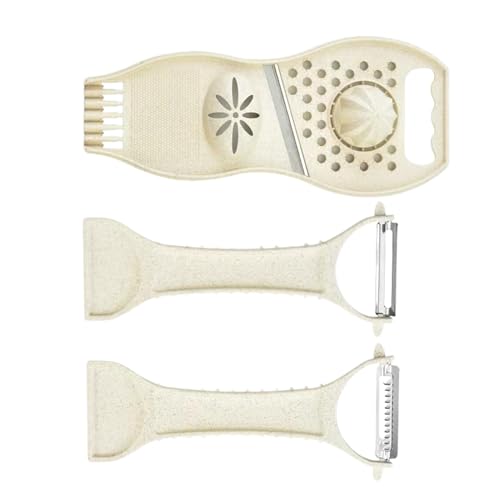 Peeler de verduras: enrojecimiento de patatas de varios asesinos, práctica herramienta de corte de mano | Pelador de verduras para ajo con de zanahoria, gadget de exprimidor