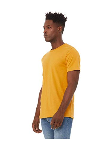 Bella + Canvas Unisex Jersey Short-Sleeve T-Shirt 2XL MUSTARD