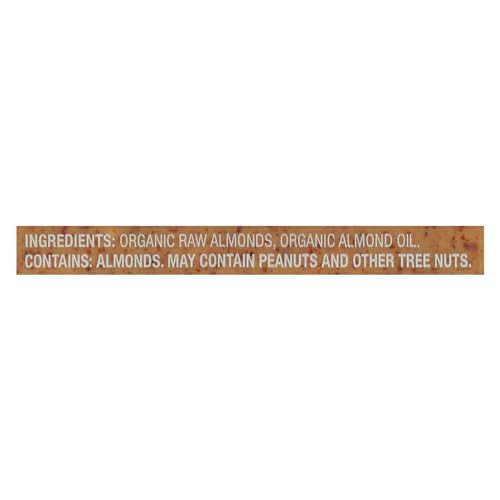 MaraNatha Organic Creamy Raw Almond Butter, 12 Ounce Jar