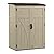 Suncast 54 Cubic Feet Vertical Storage Shed with Durable Plastic Construction, Multiple Wall Panels and Ample Space for Outdoor Storage