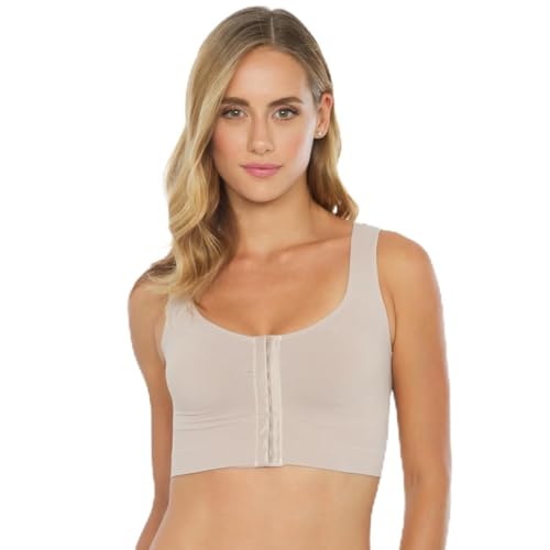 Sutiã Alta Sustentação Plié Pós Cirúrgico Estético Original (BR, Alfa, G, Regular, Base)