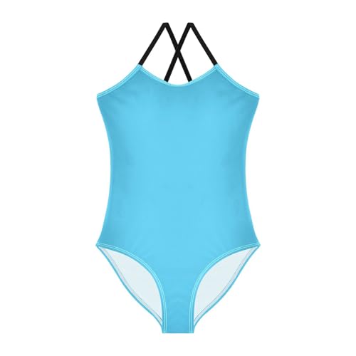 Blue Light Swimsuit for Girls Bathing Suit Swimwear Swimsuits Summer Beach One Piece