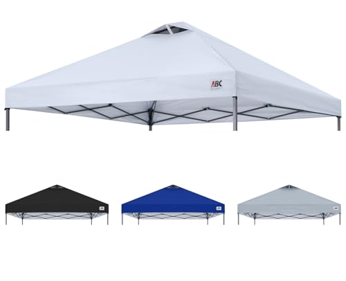 ABCCANOPY Replacement Canopy Top for Easy Pop up Canopy Tent 10x10 White