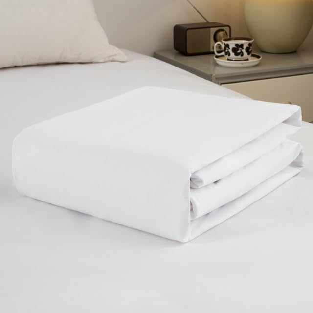ERGO Bedding - Funda de colchón tamaño King (se adapta a colchones de 13 a 16 pulgadas), protector de colchón impermeable de 6 lados, transpirable y