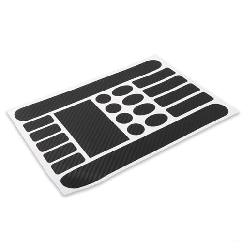 Carbon Fiber Protective Film for Mountain for Bike Frame & Chainstay – Cut- for Bike Frame Decal, Matte Black/Carbon Black/Transparent(Carbon Black)